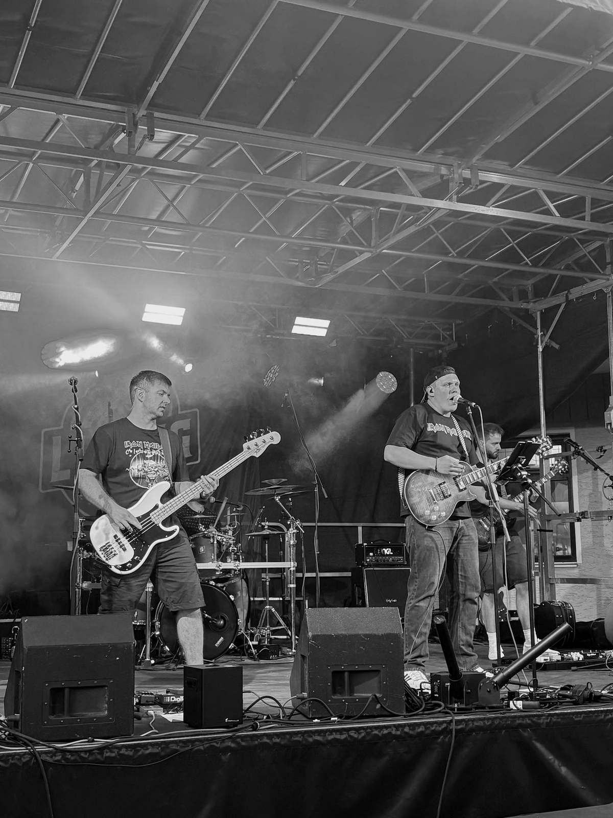 Live-Konzert auf der Bühne